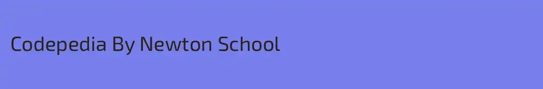 Codepedia By Newton School